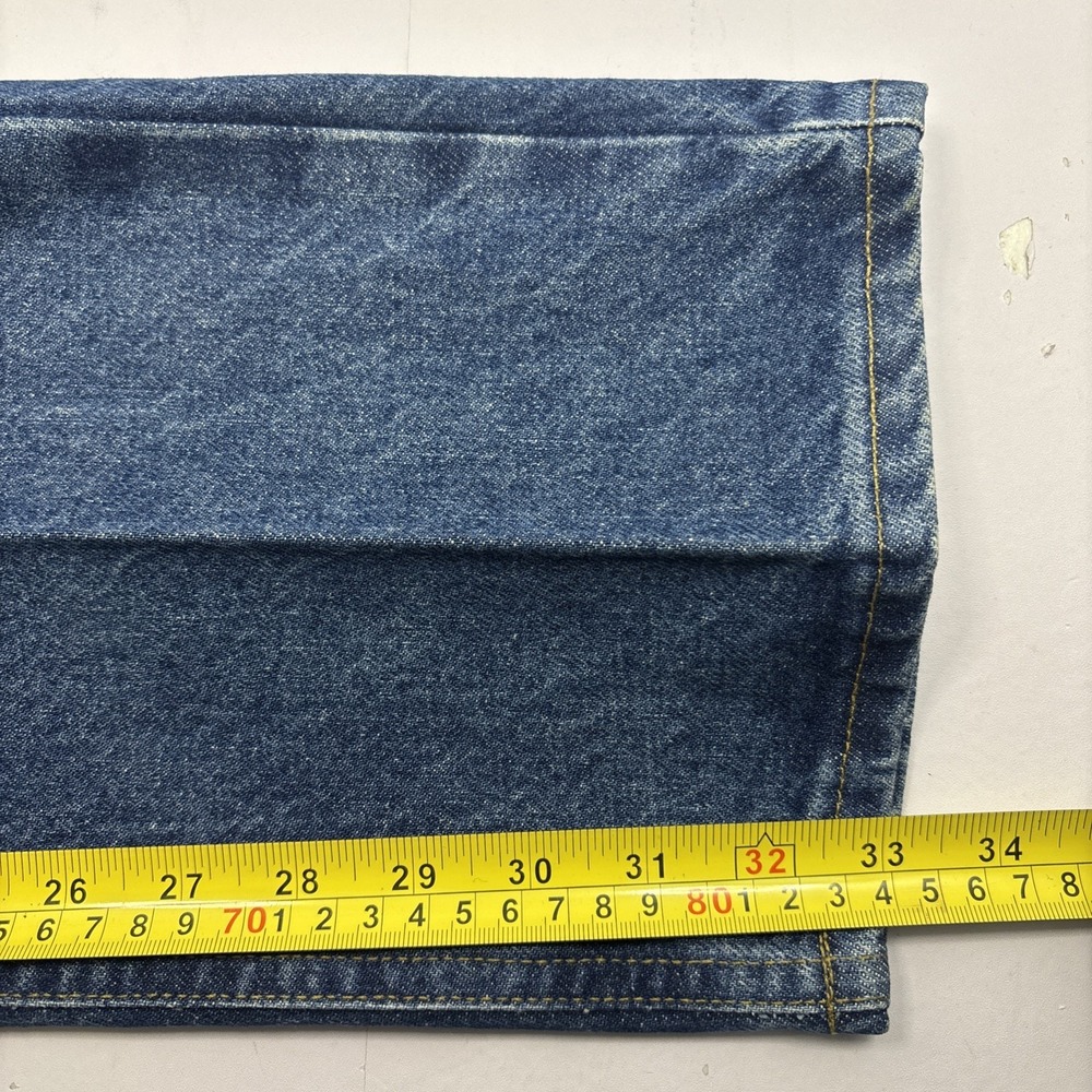 Carhartt Jeans Mens 35x32 (34x33) Blue Denim Straight Relaxed Fit Workwear USA - Picture 15 of 16